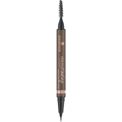 Essence - microblading brow brush liner, 0.6 ml, Dark Brown