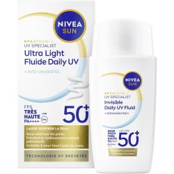 NIVEA SUN - Sun UV Face Invisible Daily Fluid LSF 50+, 40 ml