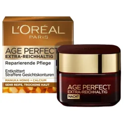 L?Oréal Paris Age Perfect Extra-Reichhaltig Reparierende Pflege Manuka Honig Nachtcreme 50 ml Damen