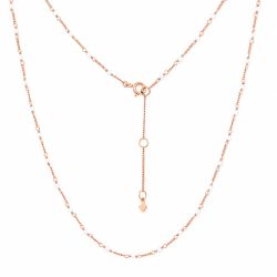Maja Emulto Halskette - Zirkonia facettiert rosegold - MEN-4128-CZ