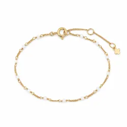 Maja Emulto Armband - Zirkonia facettiert 925 Silber vergoldet - MEB-4128-CZ