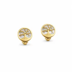 ELLA Juwelen Ohrstecker - ELLA Juwelen Ohrstecker 585 Gold Perlmutt Lebensbaum - NPU/OS81GG
