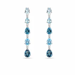 ELLA Juwelen Ohrringe - ELLA Juwelen Ohrringe 750 Gold Blau Brillant Edelstein - A2216