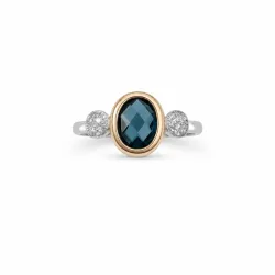 ELLA Juwelen Ring - ELLA Juwelen Ring 585 Gold Bicolor mit Brillant - AS1416/RW55