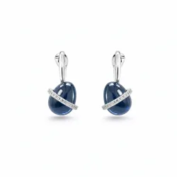 ELLA Juwelen Ohrringe - ELLA Juwelen Ohrringe 585 Gold Blau Brillant - AS1524