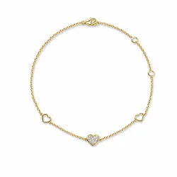 Best of Diamonds Armband - Best of Diamonds Armband 585 Gold mit Brillant - B086.0.05GG