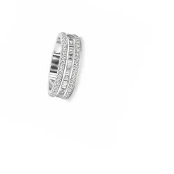 Stardiamant Ring - Stardiamant Ring 585 Gold weiß mit Diamant - D6235/W