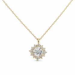 Maja Emulto Halskette - Maja Emulto Halskette 585 Gold mit LabDiamonds - EL00506.NE.YGLG