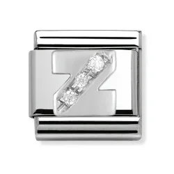 Nomination Classic - SilverShine Buchstabe Z mit Zirkonia - 330301/26