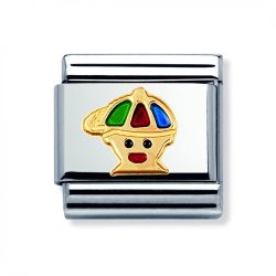 Nomination Classic - FUN Edelstahl, Email und 18K-Gold (Junge)