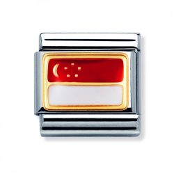Nomination Classic - ASIEN Edelstahl, Email und 18K-Gold (SINGAPUR)