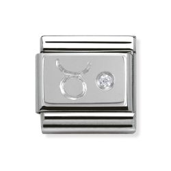 Nomination Classic - SilverShine Sternzeichen Stier mit Zirkonia - 330302/02