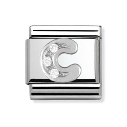 Nomination Classic - SilverShine Buchstabe C mit Zirkonia - 330301/03