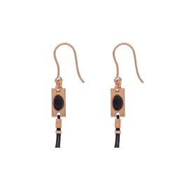 Alisia Ohrringe - AL1402-Rosato-Agata-Nera