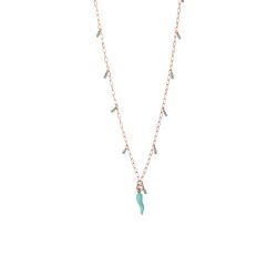 Alisia Halskette - AL1384-Rosato-Verdeacqua