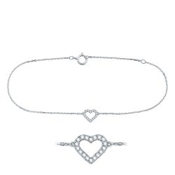 Best of Diamonds Armband - BRILLANT WEISSGOLD 585 - B066/WG