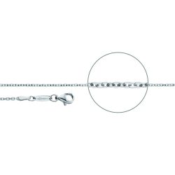 Der Kettenmacher Halskette - Brillantkette Diamantiert Silber - B1S