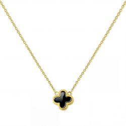 Maja Emulto Halskette - Black Clover - EL0003.NE.YG.B
