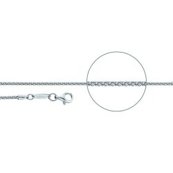 Der Kettenmacher Halskette - Koreanerkette Bombiert Silber - C2S