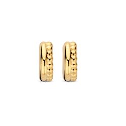FJF JEWELLERY Creolen - Creole Classic Hoop Half-Ball - FJF0030047SYG