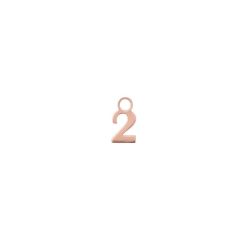 Maman et Sophie Charm für Ohrschmuck - Zahl 2 - conum2r