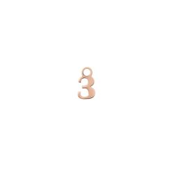 Maman et Sophie Charm für Ohrschmuck - Zahl 3 - conum3r