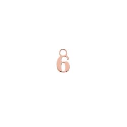 Maman et Sophie Charm für Ohrschmuck - Zahl 6 - conum6r