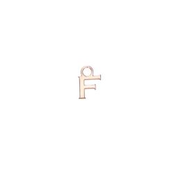 Maman et Sophie Charm für Ohrschmuck - Buchstabe F - coalfrF