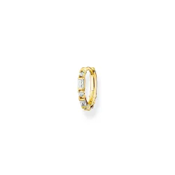 Thomas Sabo Creolen - Weiße Steine Gold - CR666-414-14