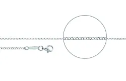 Der Kettenmacher Halskette - Erbskette Diamantiert Silber - E1S