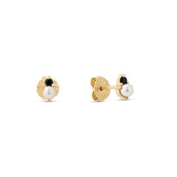 Maja Emulto Ohrstecker - Noir Pearl - EL00371.ER.YG.BK