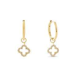 Maja Emulto Creolen - Sparkle Clover - EL00424.ER.YG.CZ