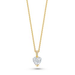 FJF JEWELLERY Halskette - Heart Solitair - FJF0010070YWH