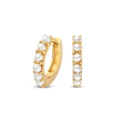 FJF JEWELLERY Creolen - Classic Pearl - FJF0030095YPW
