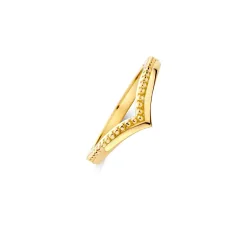 FJF JEWELLERY Ring - Classic Wishbone - FJF0043052SYG
