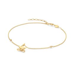 FJF JEWELLERY Fußkette / Fußband - Lotus - FJF0070007YWH