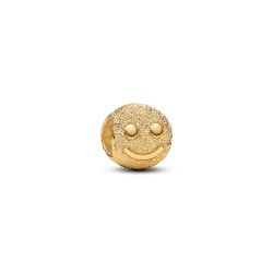 Pandora Charm - Strukturiertes Glückliches Gesicht Mini-Charm - 764526C00