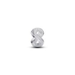 Pandora Charm - Strukturiertes Unendlichkeits-Symbol Mini-Charm - 794523C00
