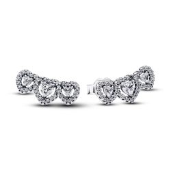 Pandora Ohrstecker - Triple heart - 294411C01