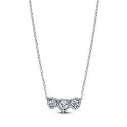 Pandora Halskette - Triple heart - 394412C01-45