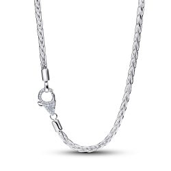 Pandora Halskette - Fuchsschwanz-Charm-Halskette mit Pavé-Verschluss - 394463C01-45