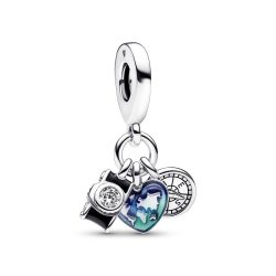Pandora Charm - Camera, heart and compass - 792703C01