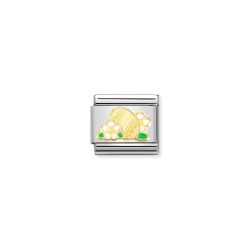 Nomination Charm - COMPOSABLE CLASSIC Osterei mit Blumen - 030272/77