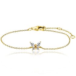 Julie Julsen Armband - BUTTERFLY KIDS - JJKBR34457-G
