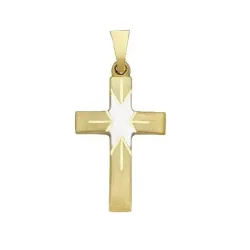 Schneider Basic Anhänger - Kreuz ? Gold - K04