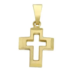 Schneider Basic Anhänger - Kreuz ? Gold - K06