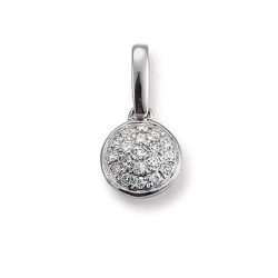 Palido Anhänger - Pave Diamant Weißgold 585 - K10723