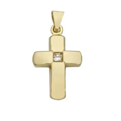 Schneider Basic Anhänger - Kreuz ? Gold - K21