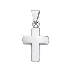 Schneider Basic Anhänger - Kreuz ? Weißgold - K27