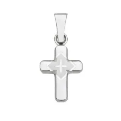 Schneider Basic Anhänger - Kreuz ? Weißgold - K32